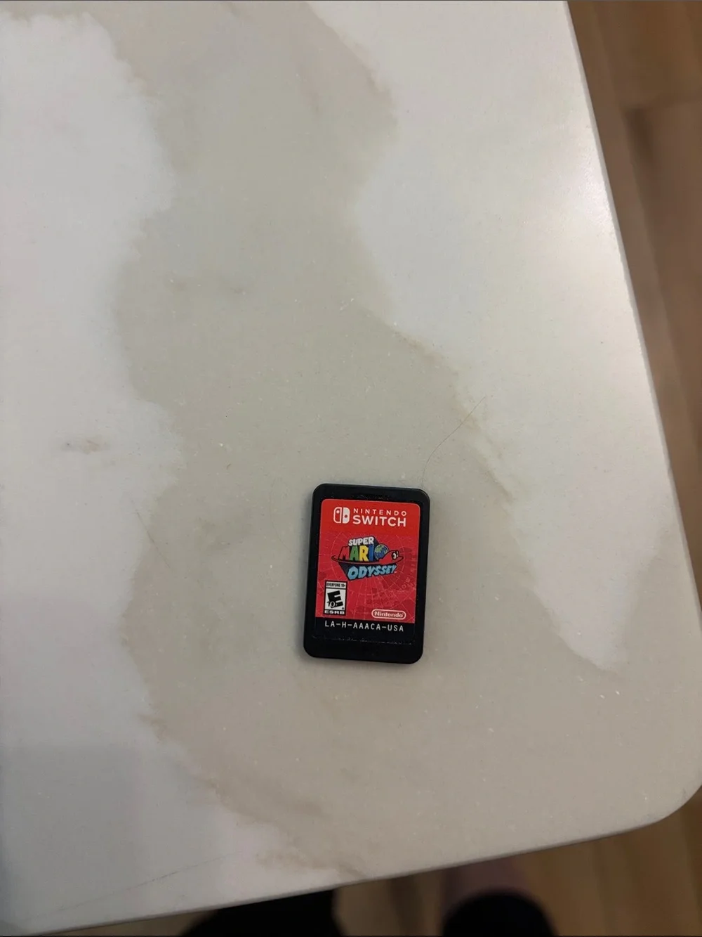 Nintendo Super Mario Odyssey Game Card - Red, Black